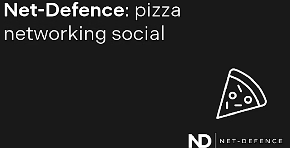 Net-Defence Pizza Networking Social in Sunderland